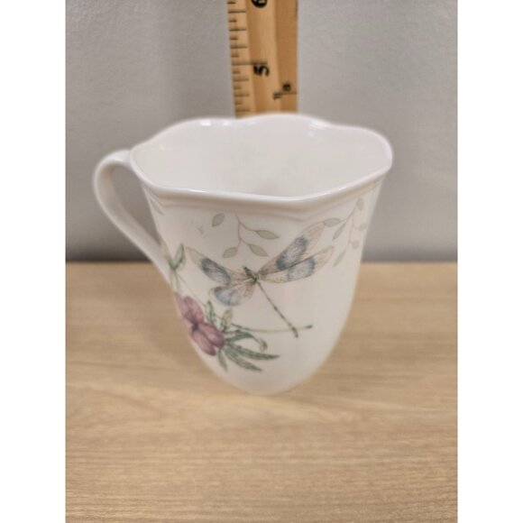 Lenox Dragonfly, Butterfly, and Bee Mug With Floral & Insect Design - Picture 7 of 7